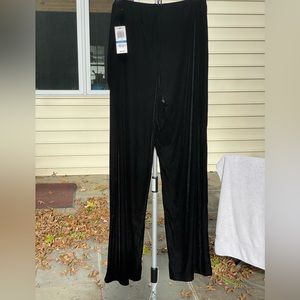 NWT Alfani Black Velvet Pant
